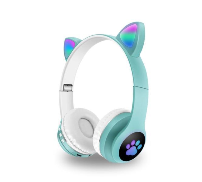 Kids Cat Ear Bluetooth Wireless Headphones Blue Shop Today. Get