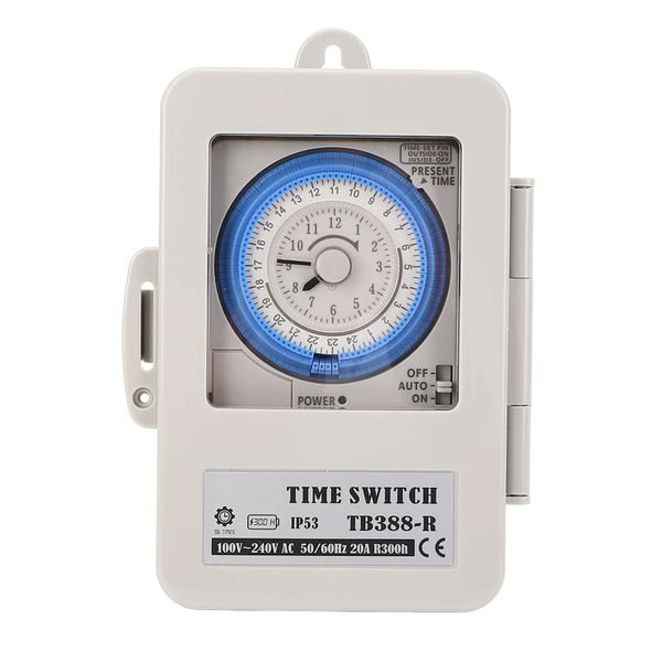 Mechanical Timer with Transparent Cover for Street Lamp Production Device