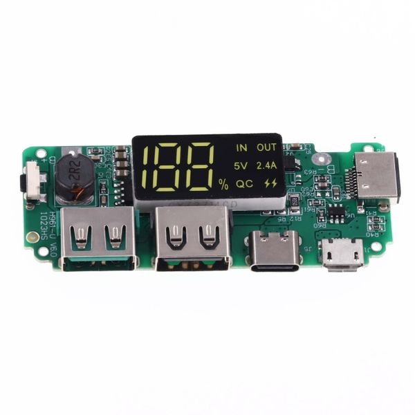 18650 Charging Board Dual USB 5V 2.4A Mobile Power Bank Charger Module