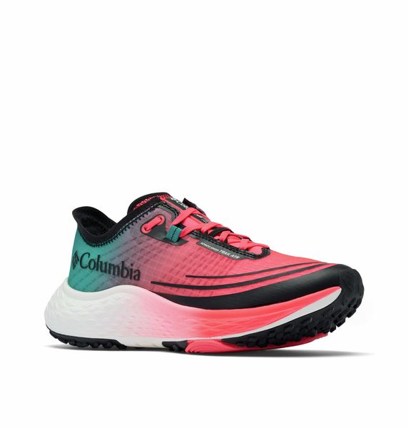 Columbia Women's Konos Speed Trail ATR Shoes Neon Sun Teal Chloride