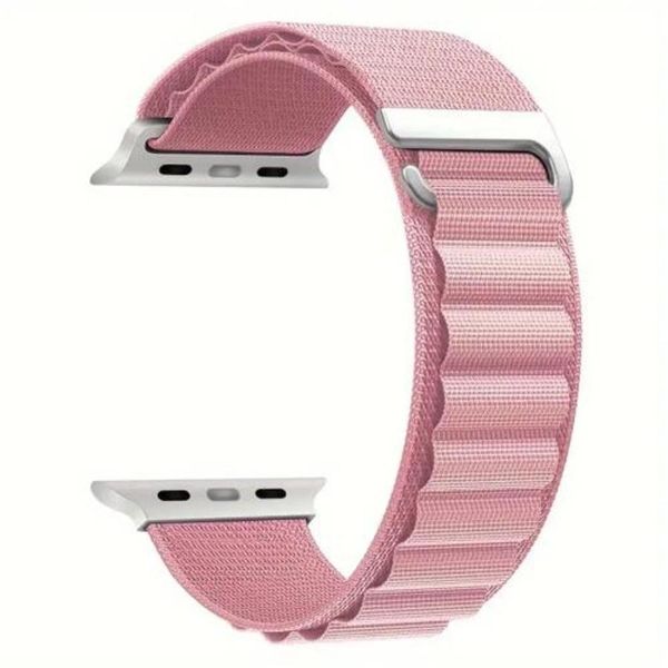 Nylon Watch Strap with Titanium G-Hook Compatible with Apple- 42/44/45/49mm