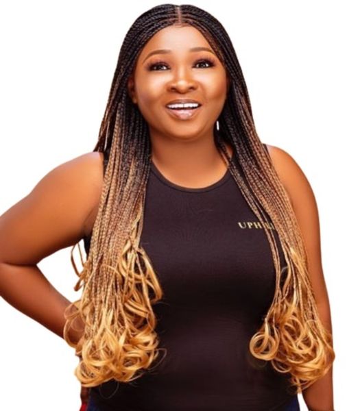 Knotless Curly Tip Braided Wig