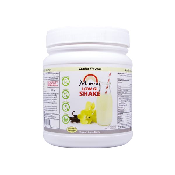 Manna Health Low GI Meal Replacement Vanilla Shake