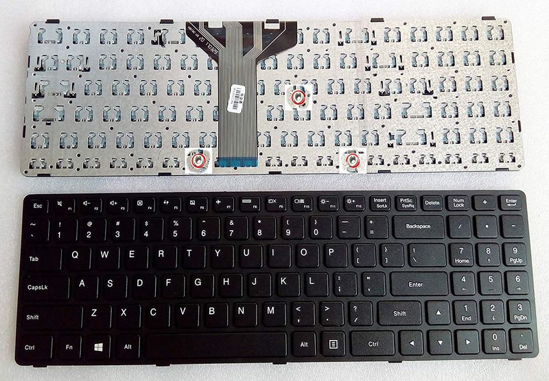 Brand new replacement keyboard with frame for Lenovo IdeaPad 100-15IBD