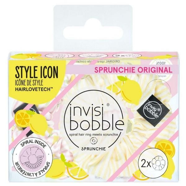 Invisibobble Sprunchie Duo Fruit Fiesta Simply The Zest - Hair Bands 2 Pcs.