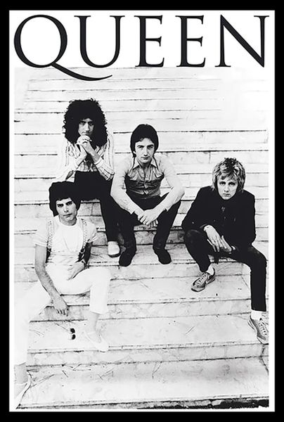 Queen (Brazil 81) Poster with Black Frame