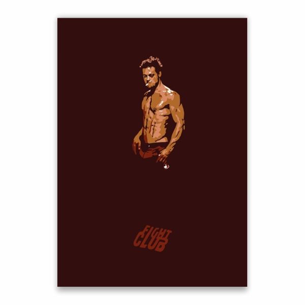 Fight Club Red Poster - A1