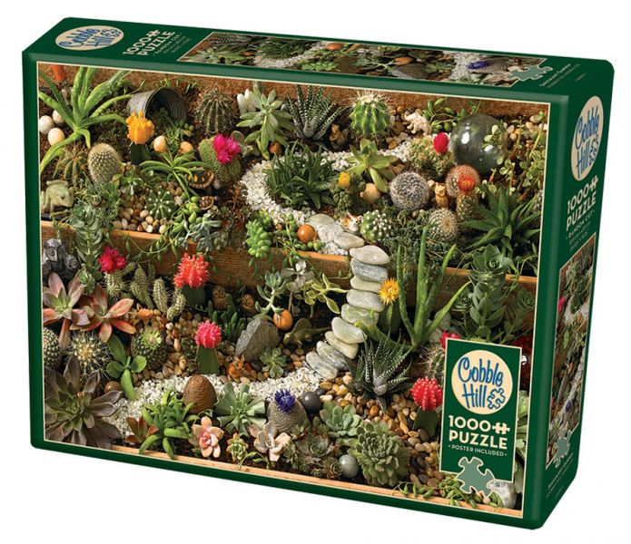 Succulent Garden - 1000 Piece Adult Jigsaw Puzzle