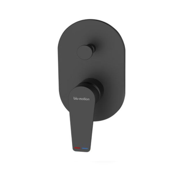 Luxus Black Shower Diverter Mixer
