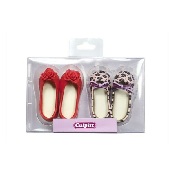 Fashion Shoes Pairs Claydough Instant Cake Topper Decoration Girls Ladies