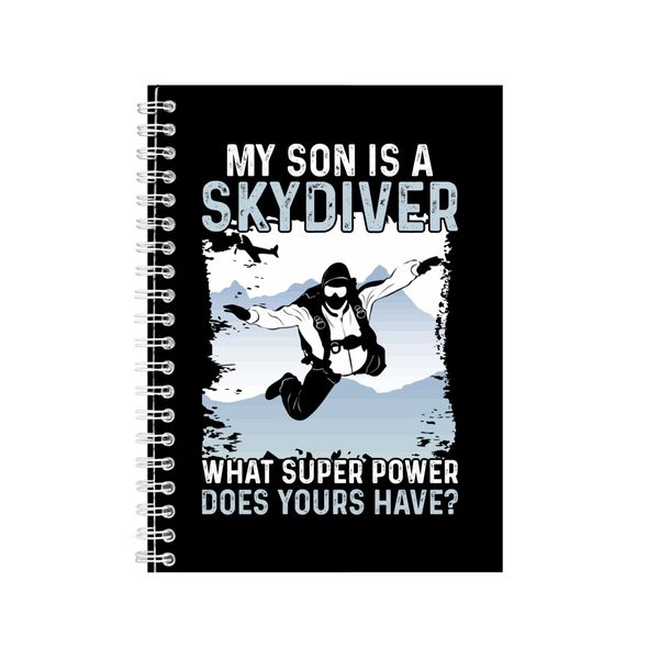 My Son Is A Skydiver Notebook Skydiving Gift Idea A4 Notepad 148