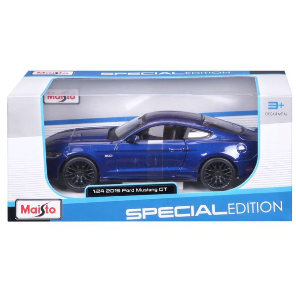 MAISTO 1:24 Scale Die-Cast Special Edition 2015 Ford Mustang GT Blue 31508B