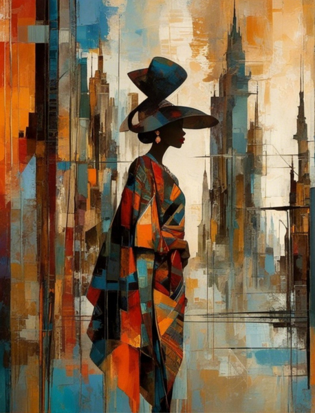 Modern Canvas Wall Art Home Decor - Elegant Silhoutte