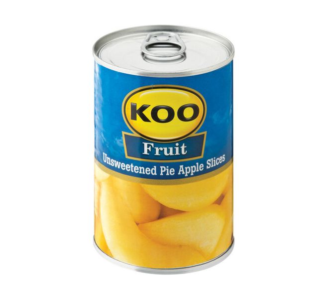 KOO - Unsweetened Pie Apple Slices 12x385g