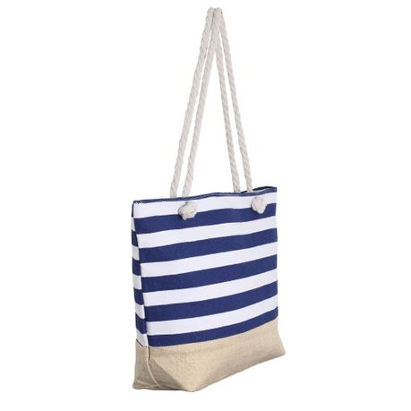 Hessian best sale beach bag