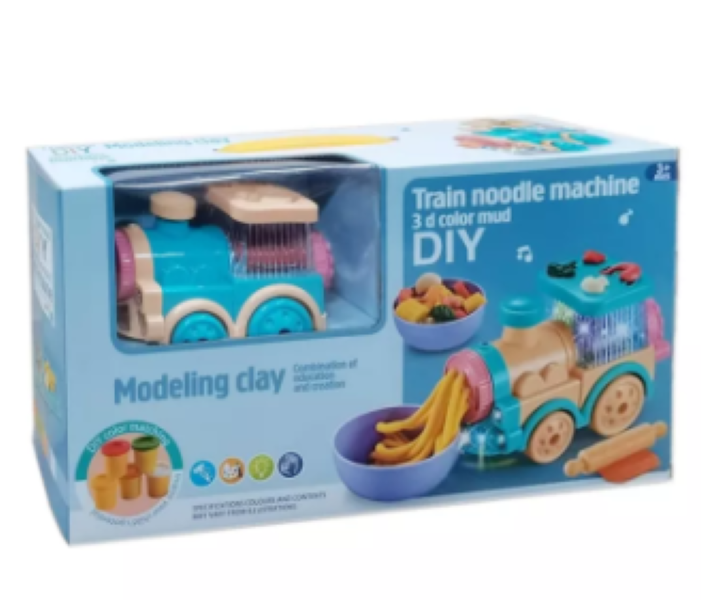 Train Noodle Machine 5 Colour Toy Clay Modeling DIY Play Dough Set