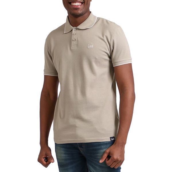 Lee-Icon Polo -Dark Stone /Stone