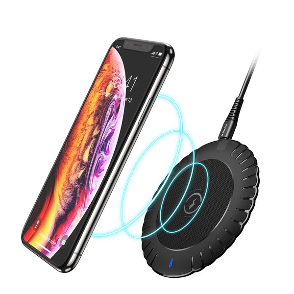 FLOVEME LED Light Qi Wireless Charger