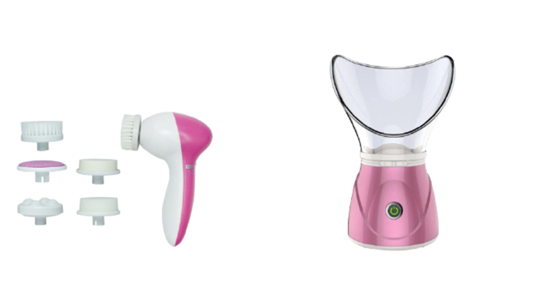 Lunae Facial Cleansing Steamer and Massager Set