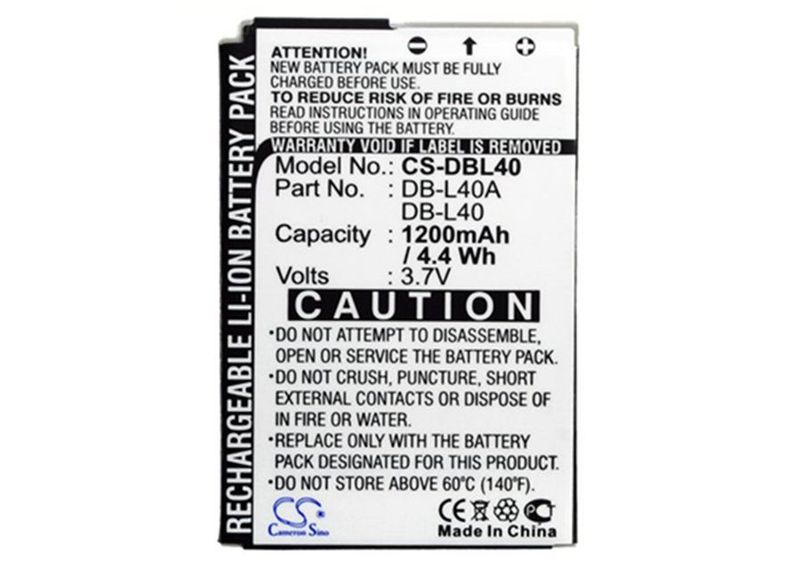 Sanyo Xacti DMX-HD1 Camera Battery-1200mAh