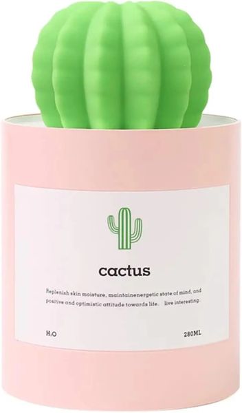 Mini Humidifier, 280ml USB Cool Mist Portable Cactus Air Humidifier