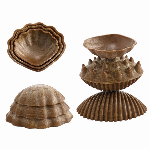 EDX Education Eco-Friendly Tactile Shells - 6 Tactiles in 3 Sizes: 36 Pieces