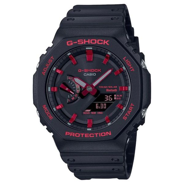 Casio G-Shock Mens Analogue &amp; Digital Rubber WatchGA-B2100BNR