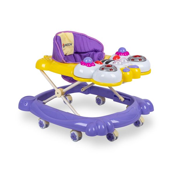 Baneen Baby Activity Walker with Sound, Activity Station - Purple