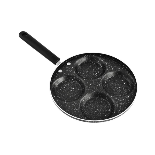 Deluxe Aluminum 4 Hole Egg &amp; Crepe Pan