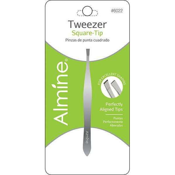 ANN06022 - Almine - Tweezers Square Tip - 6 Pack