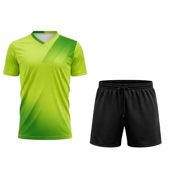 Men Micro Polyester Sports T-Shirt &amp; Shorts Tracksuit Set