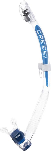 Cressi Itaca Ultra Dry Snorkel - Dry Valve, Silicone Mouthpiece, Purge