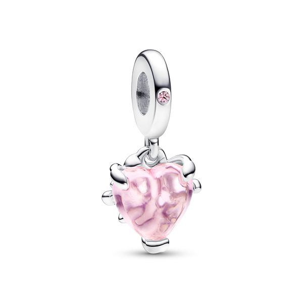 Pandora Pandora Pink Family Tree &amp; Heart Dangle image