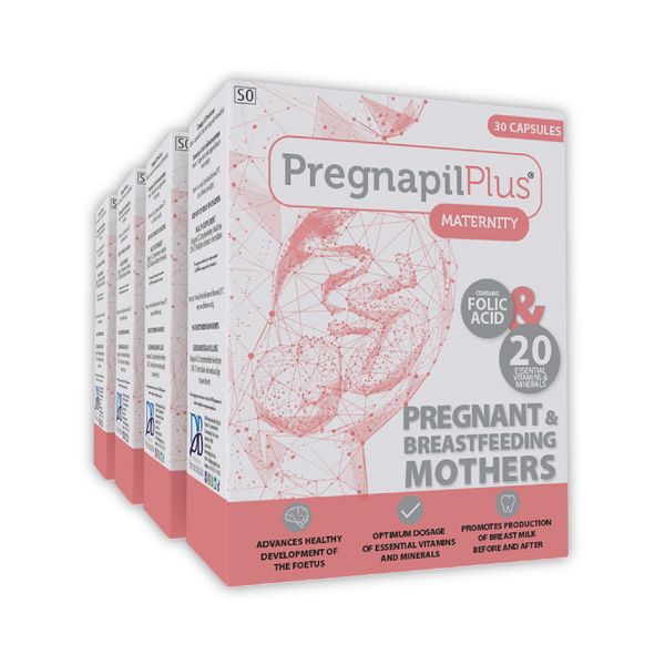 Pregnapil Plus (30 Capsules) x 4