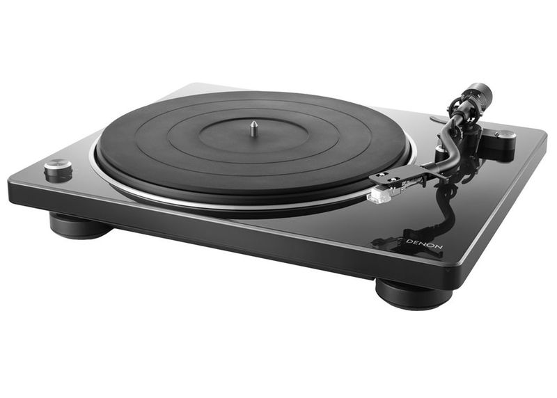 Denon DP-400 Stereo Turntable (Black)