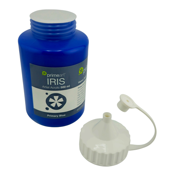 Prime Art IRIS Artist Acrylic Primary Blue 500ml