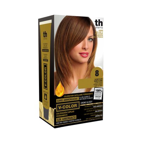V-Color Permanent Hair Dye – Ammonia Free. Light Blonde - 8 | Buy Online in  South Africa 