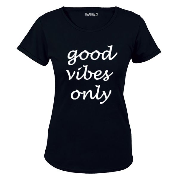 Good Vibes Only - Ladies - T-Shirt - White