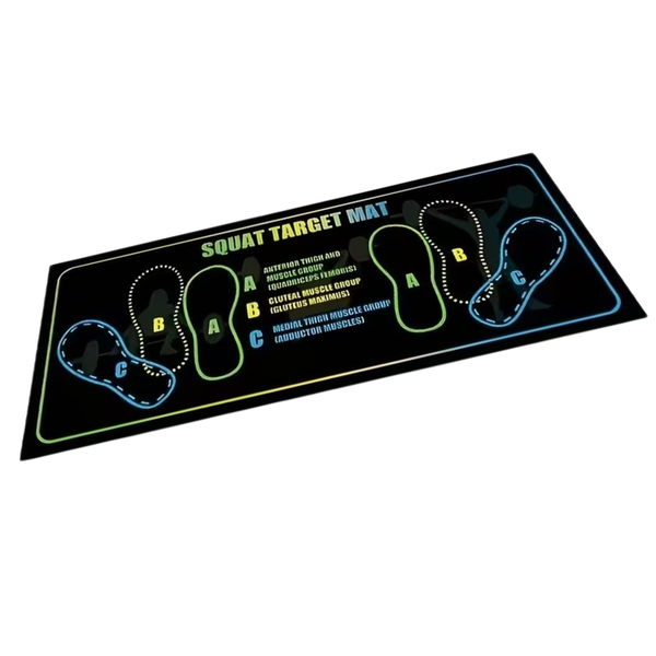 ARFAST - Diatomite Squat Mat with Foot Position Guide Non-Slip Exercise Pad