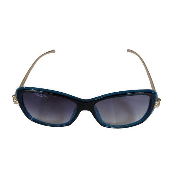 Modern Polarized Fashion Blue Plastic Frame Shades Eyewear Sunglasses