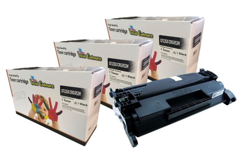 Vivid Colours Compatible with HP 26X/Canon CRG052H Black Toner Cartridge X3