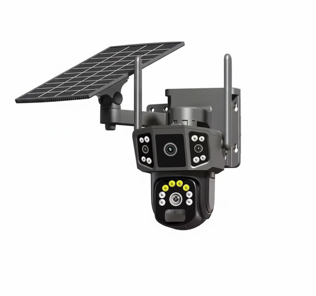 WiFi 4G HD Solar Powered Security Camera - Black