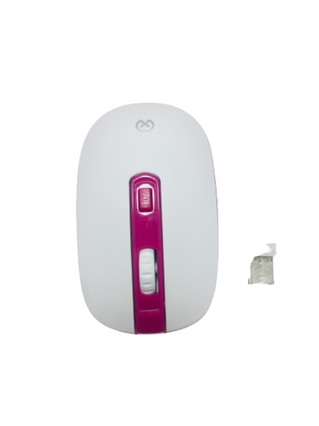 Wireless Bluetooth Mouse - White and Pink
