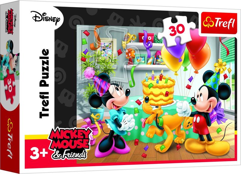 Puzzles - "30" - Birthday Cake / Disney Standard Characters