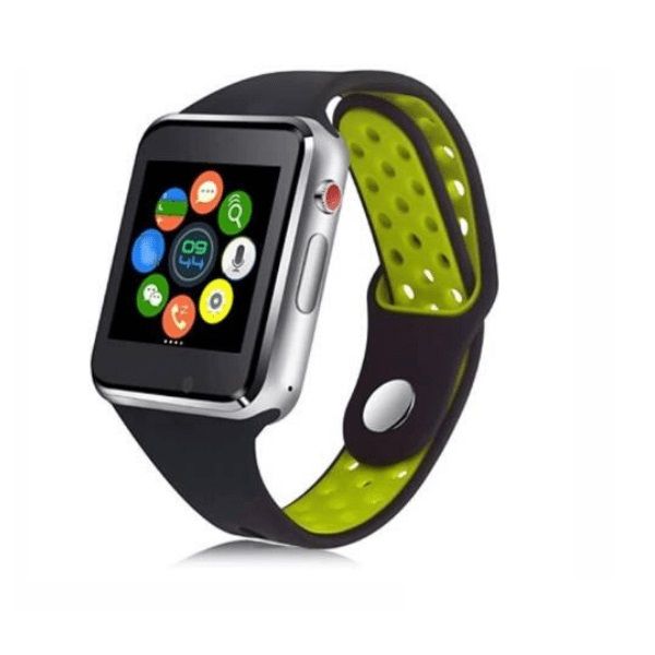 M3 Black &amp; Green Smart Watch - SIM card &amp; Bluetooth Call &amp; SMS