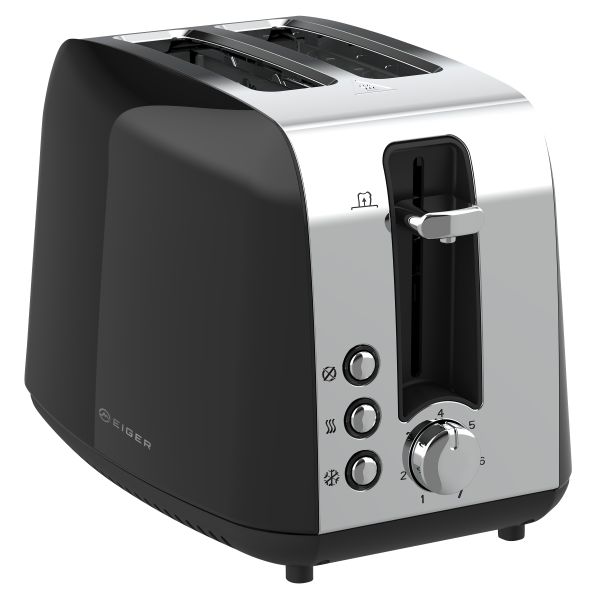 Eiger 2 Slice Stainless Steel Toaster
