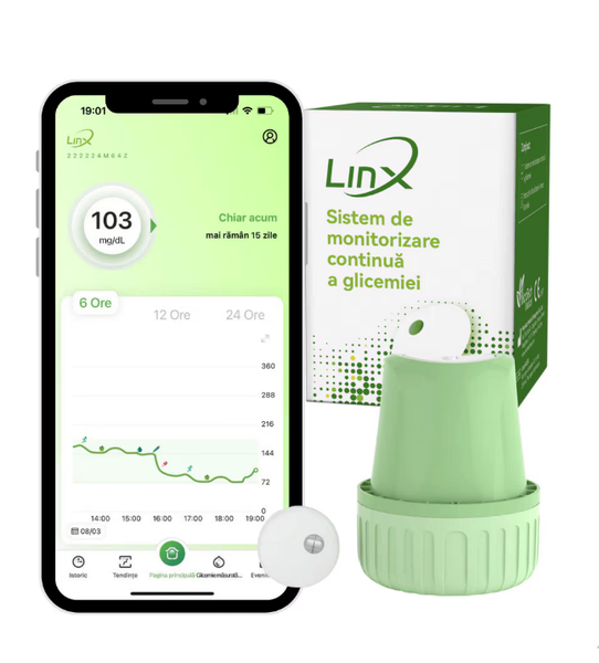 Continuous Glucose Monitoring (CGM) Sensor, 15-day Battery Life