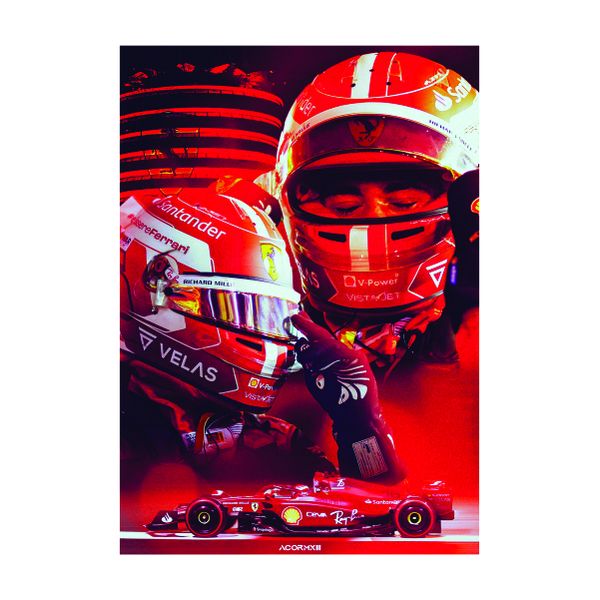 Watchdog Charles Leclerc Red - A1 poster