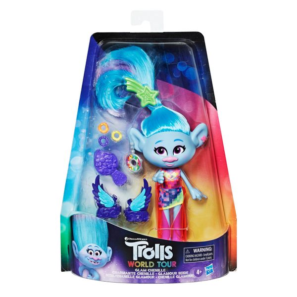 DreamWorks Trolls Glam Chenille Deluxe Fashion Doll 63293
