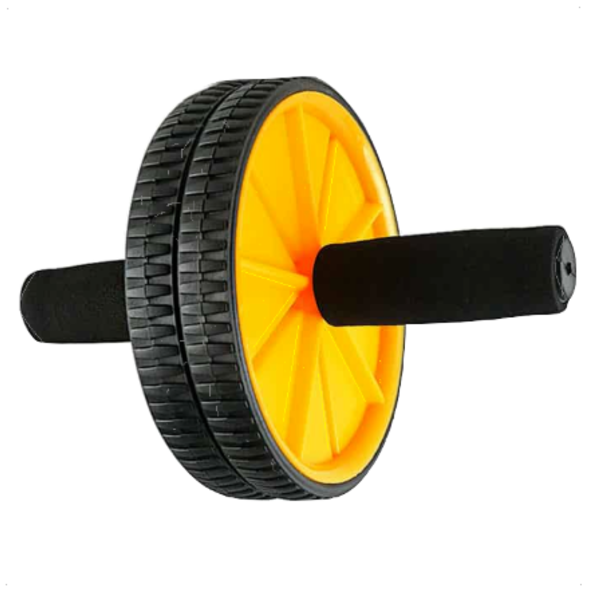 Two Wheel Hand Pusher Ab Roller With Mat